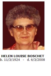 Helen Louise <I>Lineback</I> Boschet 