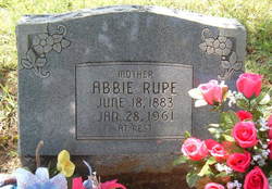 Abbie <I>Steelman</I> Rupe 