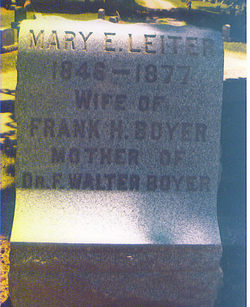 Mary E. <I>Leiter</I> Boyer 