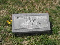 Mary Evelyn <I>Tidwell</I> Hood 
