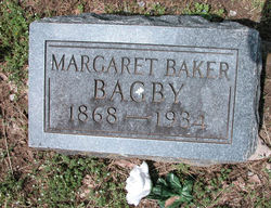 Margaret <I>Baker</I> Bagby 