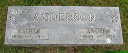 Esther L <I>Anderson</I> Anderson 