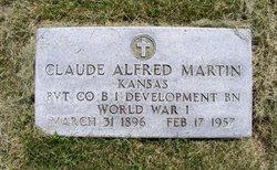 Pvt Claude Alfred Martin 
