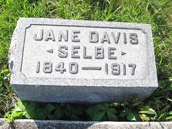 Jane Elizabeth <I>Davis</I> Selbe 