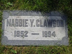 Nabbie Howe <I>Young</I> Clawson 