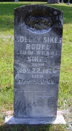Dolley <I>Sikes</I> Roder 