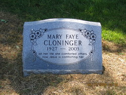Mary Faye <I>Ashmore</I> Cloninger 