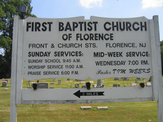 First Baptist Church of Florence Cemetery