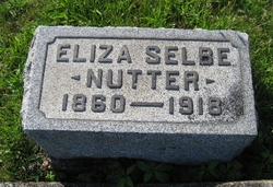 Eliza Ann <I>Selbe</I> Nutter 