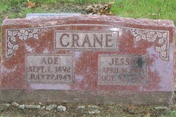 Jessie L. <I>Sinks</I> Crane 