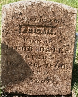 Abigail <I>Smith</I> Bates 