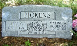 Maxine Ann <I>Bodeman</I> Pickens 