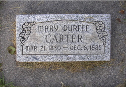 Mary Ette <I>Durfee</I> Carter 