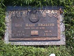 Rose Marie <I>Cagle</I> Angeletti 