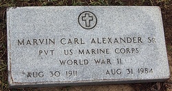 Marvin Carl “Mike” Alexander Sr.