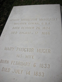 Mary Proctor <I>Huger</I> Manigault 