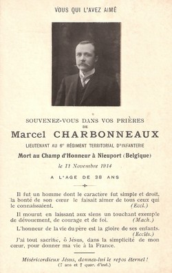 Lieut Marcel Charbonneaux 