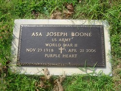 Asa Joseph “A.J.” Boone 