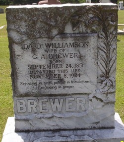 Ida D. <I>Williamson</I> Brewer 