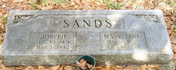 Mary Jane <I>Hogg</I> Sands 