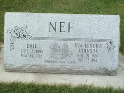 Eva Lenora <I>Johnson</I> Nef 