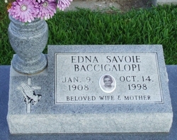 Edna Anna <I>Savoie</I> Baccigalopi 
