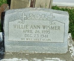 Willie Ann <I>Murphy</I> Wismer 