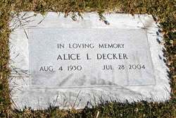 Alice Lemley <I>Cloquet</I> Decker 