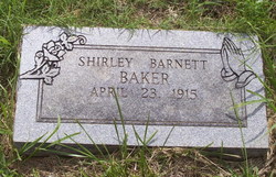 Shirley <I>Barnett</I> Baker 