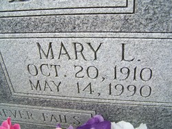 Mary Lois <I>Rhodes</I> Crosby 