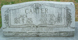 Bertha <I>Elliott</I> Carter 
