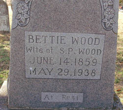 Mary Elizabeth “Bettie” <I>Wood</I> Wood 