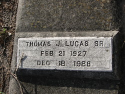 Thomas J Lucas Sr.