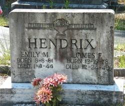 Emily Melinda “Emma” <I>Martin</I> Hendrix 
