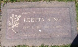Leetta <I>Allen</I> King 