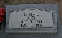 Esther Elsie <I>Logeman</I> Alex 