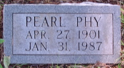 Pearl “Pearlie” <I>Bell</I> Phy 