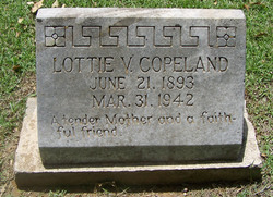 Lottie Virginia <I>Wright</I> Copeland 