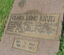 Clara <I>Long</I> Knott 