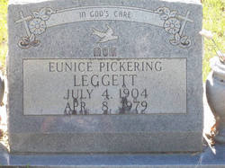 Eunice <I>Pickering</I> Leggett 