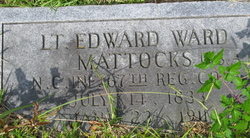 Lieut Edward Ward Mattocks 