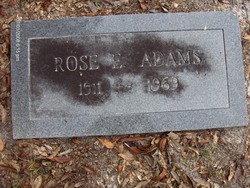 Rose E Adams 