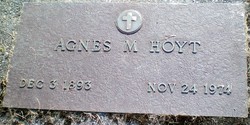 Agnes M Hoyt 