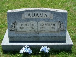 Isabelle May <I>Curtis</I> Adams 