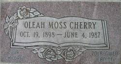 Oleah <I>Moss</I> Cherry 