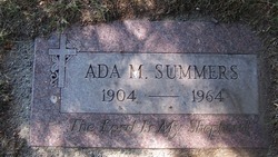 Ada M Summers 