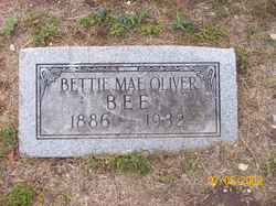 Bettie Mae <I>Oliver</I> Bee 