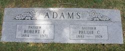 Prudie Catherine “Mama Adams” <I>Edwards</I> Adams 