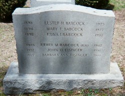 Mary Frances <I>Harrington</I> Babcock 