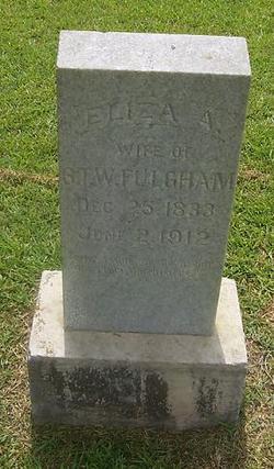 Elizabeth A. Frances “Eliza” <I>Byrd</I> Fulgham 